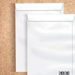 Envelope Saco Branco 240X340 90G