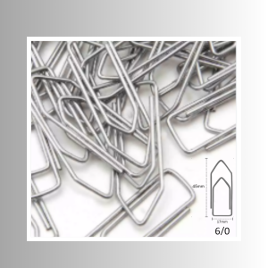 Clips Galvanizados 6/0  c/ 50 Unidades