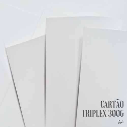 Papel Cartão Triplex 300g A4