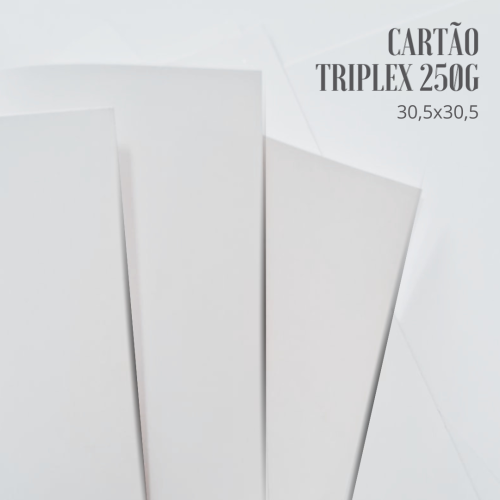 Papel Cartão Triplex 250g - 30,5x30,5