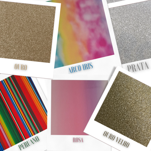 Papel Glitter Metálico 250g A4 OffPaper