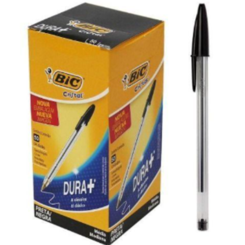 Caneta Bic Cristal Preta