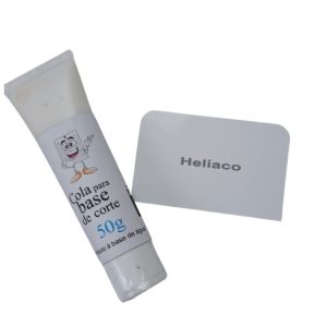 Cola Helíaco de Reposição para base de corte 50g+Espátula de Aplicação
