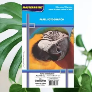 Papel Fotográfico Glossy 180g Masterprint Folhas A4