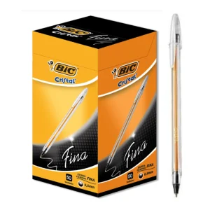 Caneta Bic Cristal Escrita Fina Preto